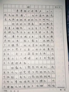 写秋的小升初作文作文800字