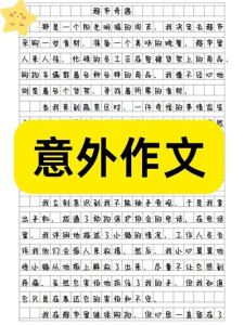 意外的小升初作文惊喜作文