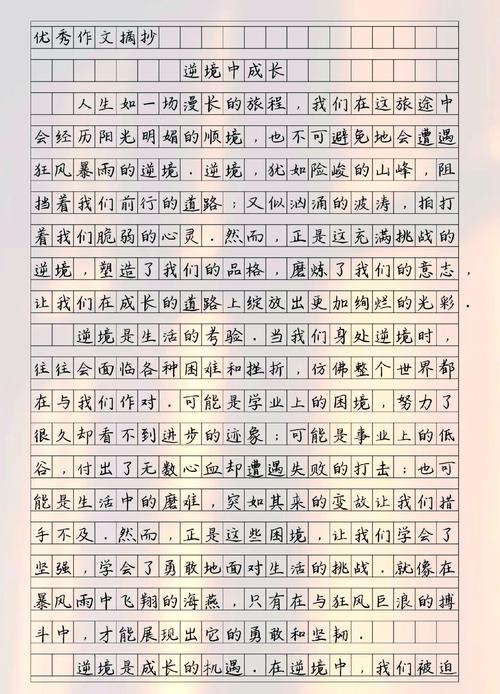 2017年高考辽宁满分作文:自强开放,小学作光照四方