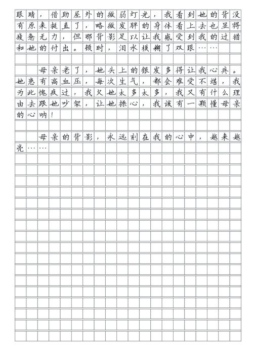 初中老师的初中作背影作文