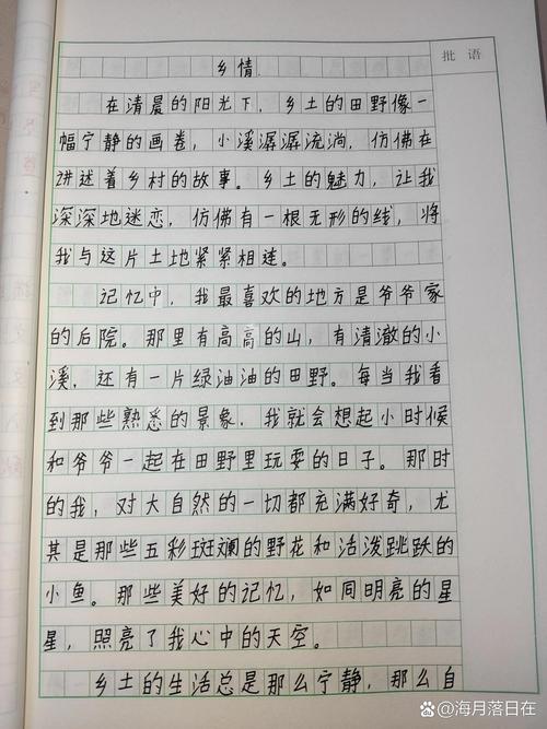 乡情悠悠让我沉醉初二作作文素材800字(精选)