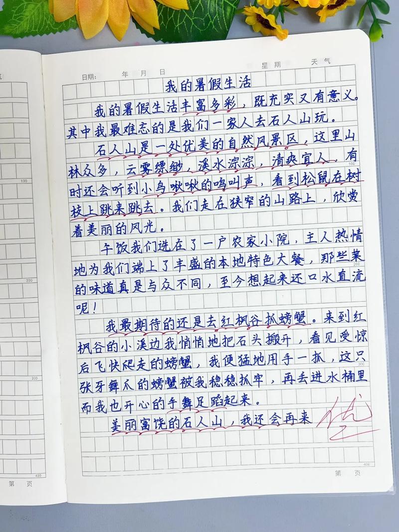 2022初一作文我的作文大全暑假生活范文(精选6篇)