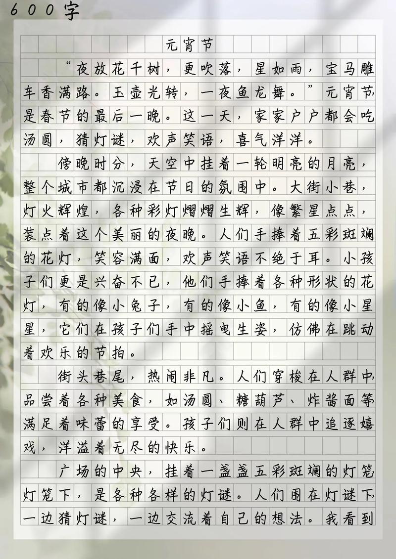 2022初一作作文网元宵节范文(最新5篇)