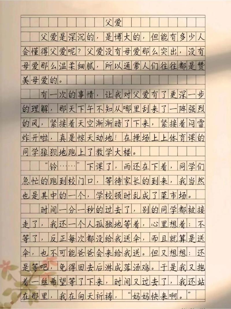 美好的优秀作文父亲节小学作文500字(优秀6篇)