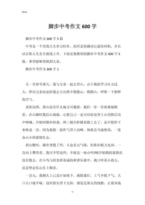 放慢脚步初中优秀作中考作文600字(优秀6篇)