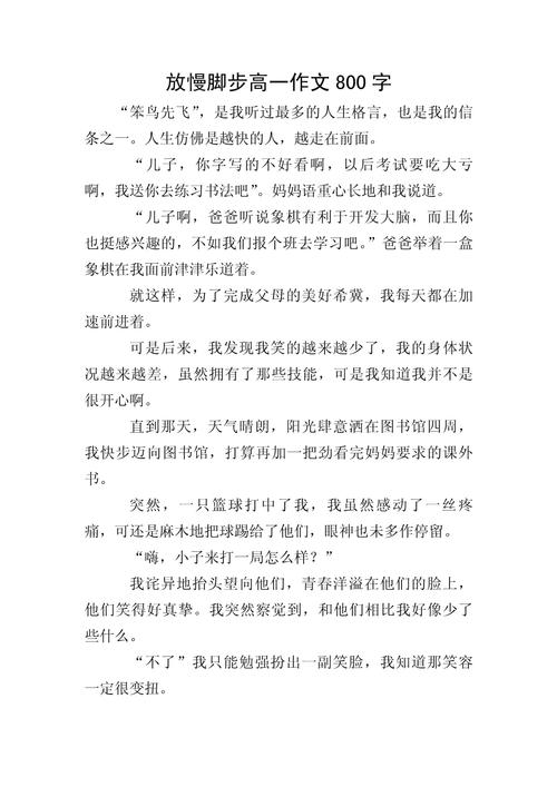 放慢脚步初中优秀作中考作文600字(优秀6篇)