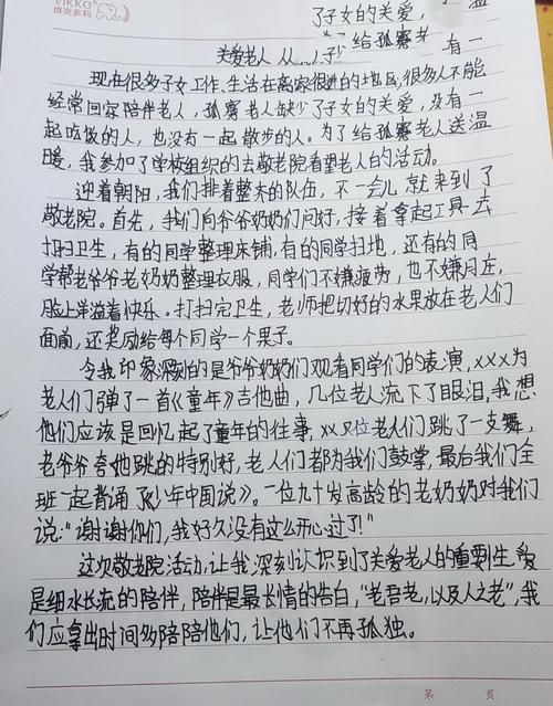 长辈的作文素材关爱作文500字(合集5篇)