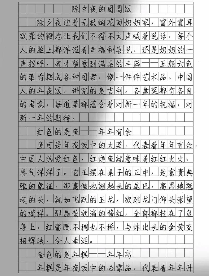 除夕作文800字高中三年作文大全(2022)